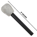Microphone - Silver With Black Handle
