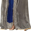 Faux Fur Womens Cape Grey