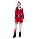 Elves Behavin' Badly Ladies Elf Costume Red & Whi_1 sm-52243L