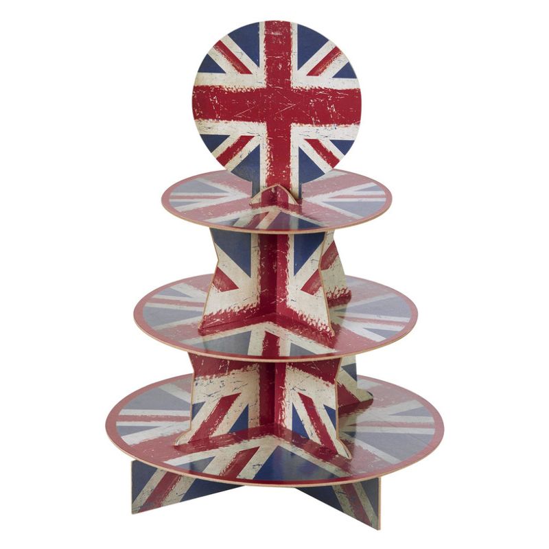 Union Jack Vintage Style Print Cake Stand Adult Red_1 sm-52623