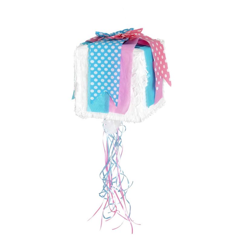 Gender Reveal ? Pull Piñata All Blue Pink_1 sm-52732
