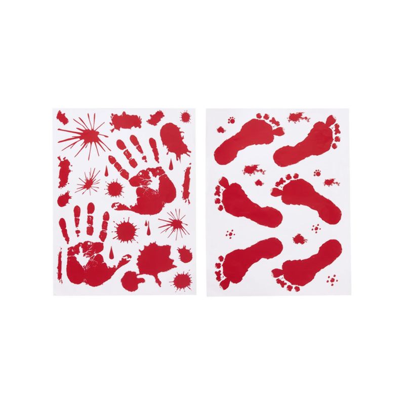 Bloody Floor & Window Sticker Set All Red_1 sm-52955