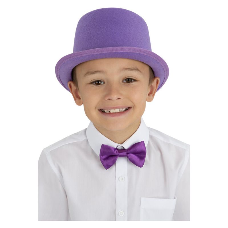 Kids Purple Top Hat Child 1
