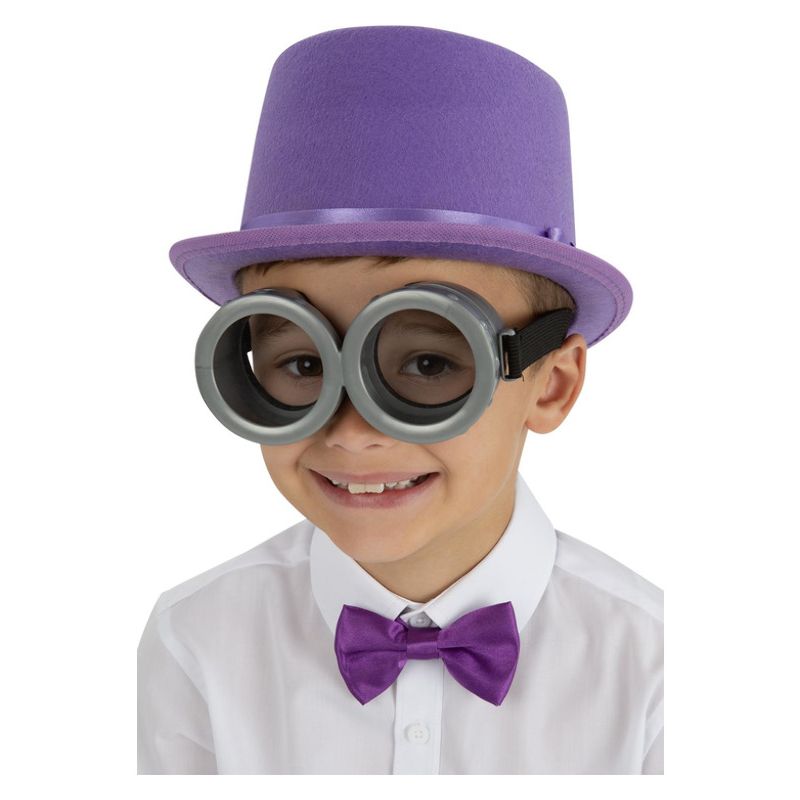 Kids Grey Goggles Clear Lense Child 1