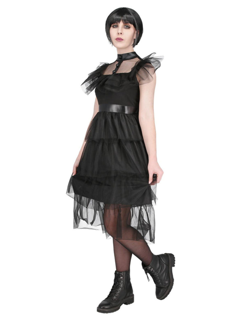 Adult Gothic Prom Costume Wednesday Dress