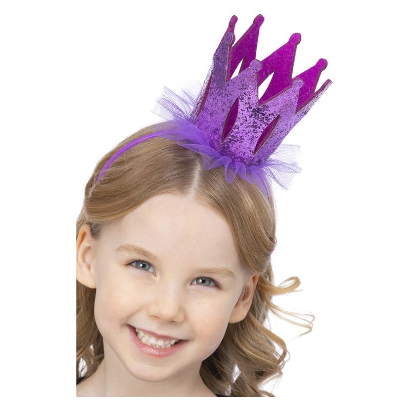 Purple Glitter Crown Headband Child_1 sm-56382