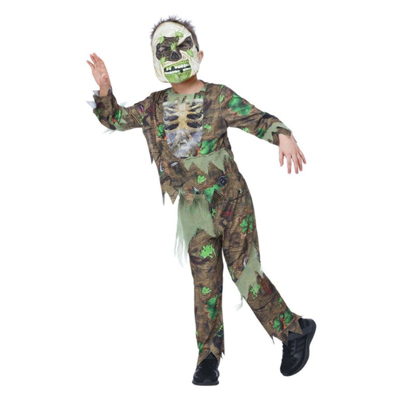 Deluxe Bug Zombie Costume Child Brown Multi_1 sm-56430L