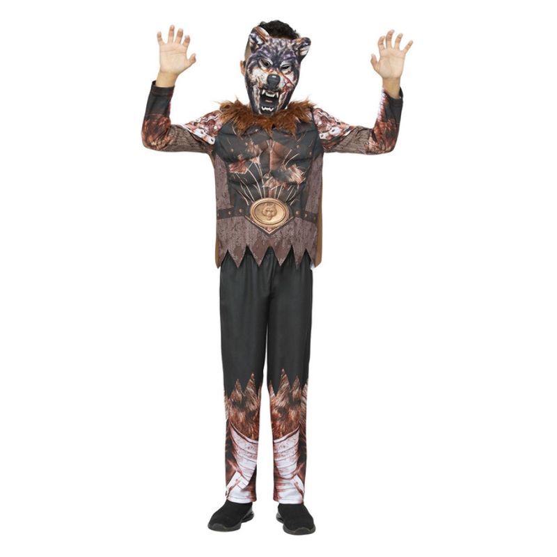 Werewolf Warrior Costume Child Bronze_1 sm-56435L