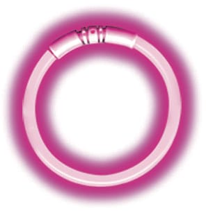 Glow -in -the -dark 8 Yellow Bracelet  - Pack Of"