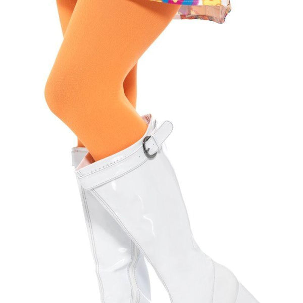 60s Ladies Gogo Boots Uk Size US Adult White