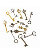 Bag Of Steampunk Keys - 12 Pieces