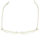 50'S Rhinestone Glasses - White