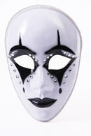 Harlequin Black & White Mask