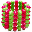 Spike Bracelet - Green/Pink