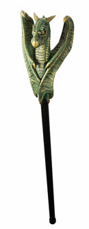 Medieval Wizard Dragon Staff
