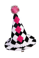 Harlequin Clown Mini Hat With Clip