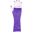 Fishnet Gloves - Purple