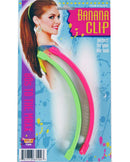 80'S Banana Clips - 2 Pack