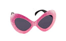 Mod Glitter Glasses - Magenta