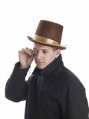 Steampunk Brown Bell Topper Hat