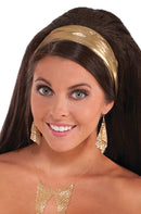Disco Drop Earrings - Gold