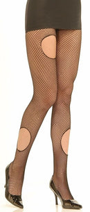 Gothic Torn Fishnet Pantyhose
