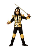 Gold Ninja Costume 8-10 Yrs