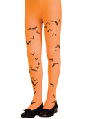 Bat Tights Child Orange