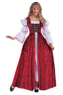 Mini Top Hat Red Lace - Adult