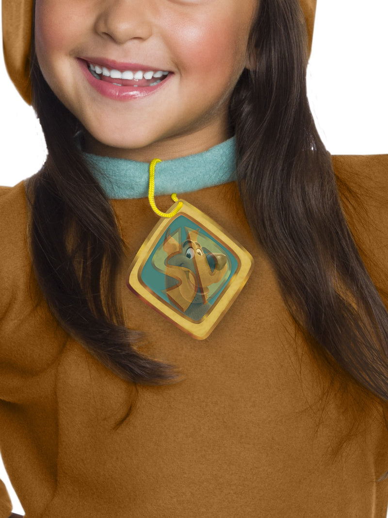 Scooby Doo Deluxe Costume With Lenticular Badge Child