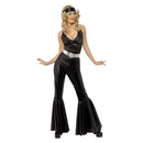 Costumes Australia 70s Diva Costume Adult Black Silver_3