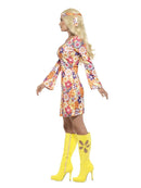 Costumes Australia 70s Hippie Flower Power Costume Adult Multi Coloured Dress_2