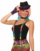 Zebra Suspenders - Rainbow