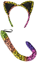 Rainbow Leopard - Ears & Tail Set