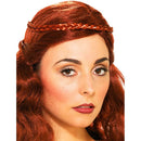 Medieval Braided Headband - Red