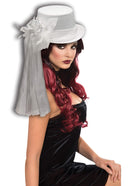 Ghostly Rose Top Hat