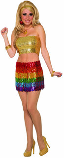 Sequin Skirt - Rainbow