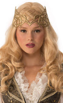 Medieval Crown With Ribbon Tie - Gold