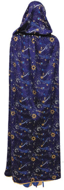 Blue Velvet Hooded Cape