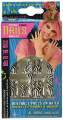 80'S Zebra Nails