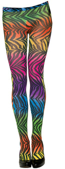 Tiger Party Animal Hosiery - Rainbow
