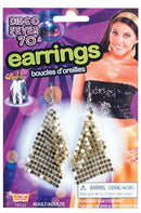 Disco Drop Earrings - Gold