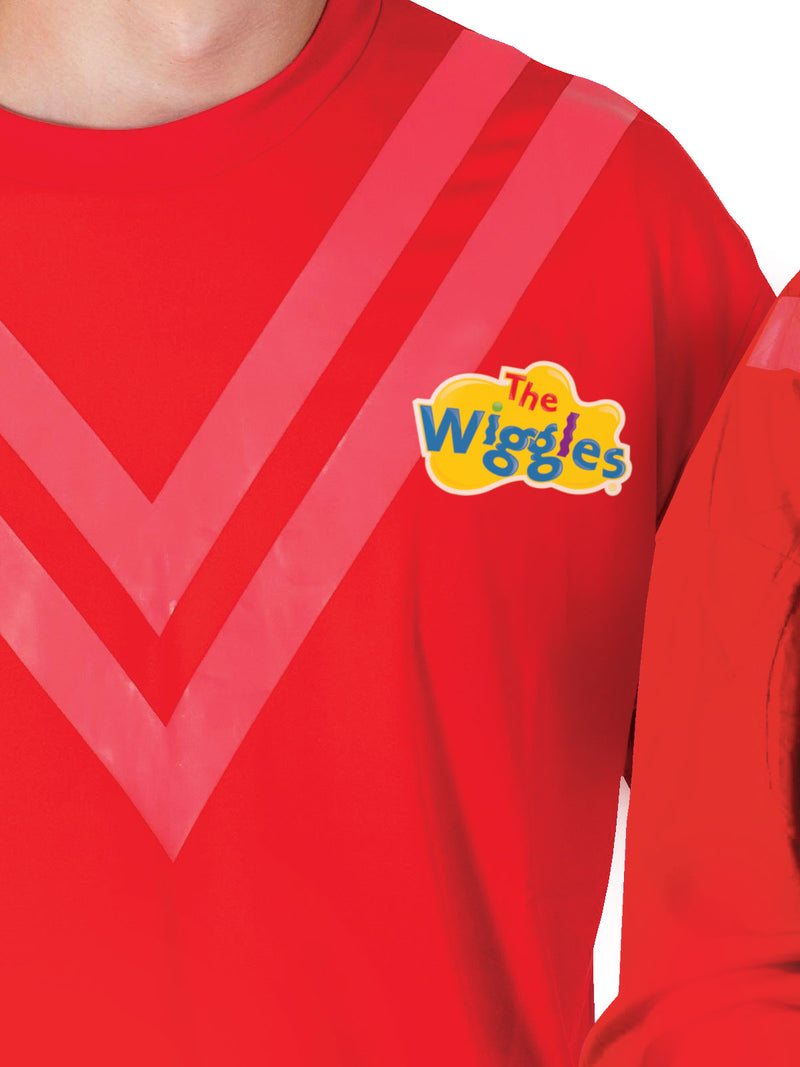 Red Wiggle Costume Top Adult