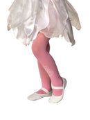 Flower/rhinestone Tights Pink