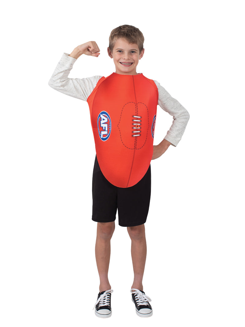 Afl Footy Tabard Costume - One Size Adult