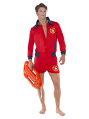 Costumes Australia 80's Baywatch Lifeguard Costume Adult Red Beach Patrol Outfit_2
