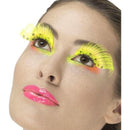 Costumes Australia 80s Polka Dot Eyelashes Adult Neonyellow_1