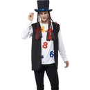 Costumes Australia 80s Pop Star Costume Adult Multi Coloured Top Waistcoat Hat_1