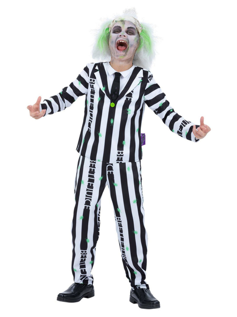 Beetlejuice Costume Child Stripey Suit