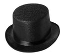 Glitter Mesh Top Hat- Black